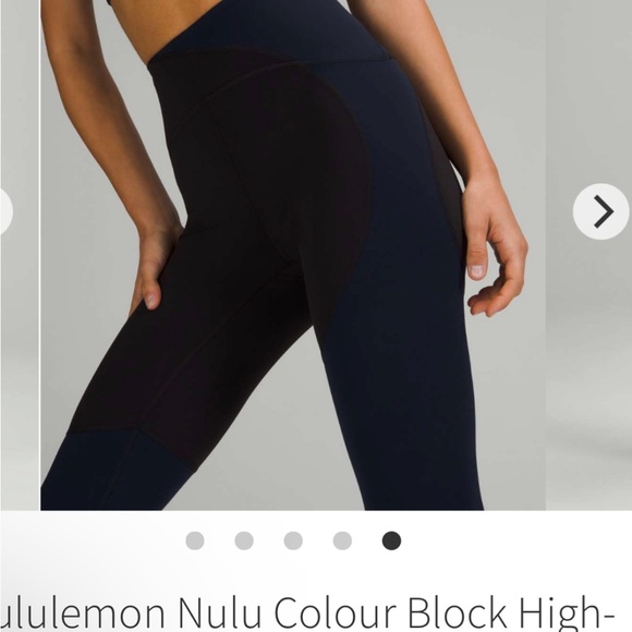 Lululemon leggings Nulu color block 8 - Picture 3 of 7